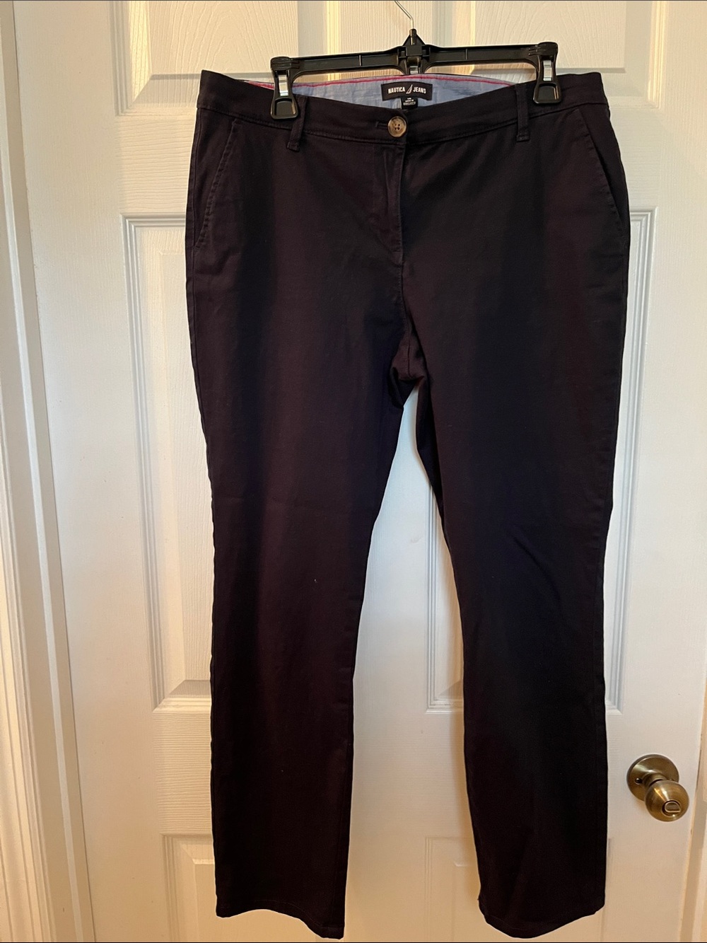 Nautica Women’s Cotton/Pandex Chinos Navy Size 10